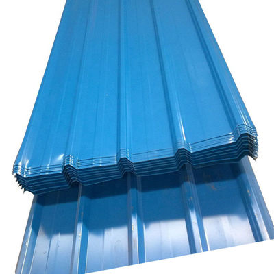 Tape de toiture en acier métallique en acier PPGI ondulé de couleur ASTM A653