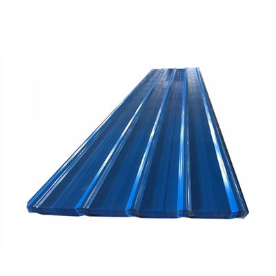 0.12-0.8mm PPGI feuille de toiture ondulée avec certification CE 750-1250mm
