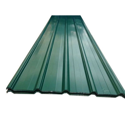Résistance aux intempéries tôle de toiture couleur revêtue PPGI carreaux de toiture 1050mm